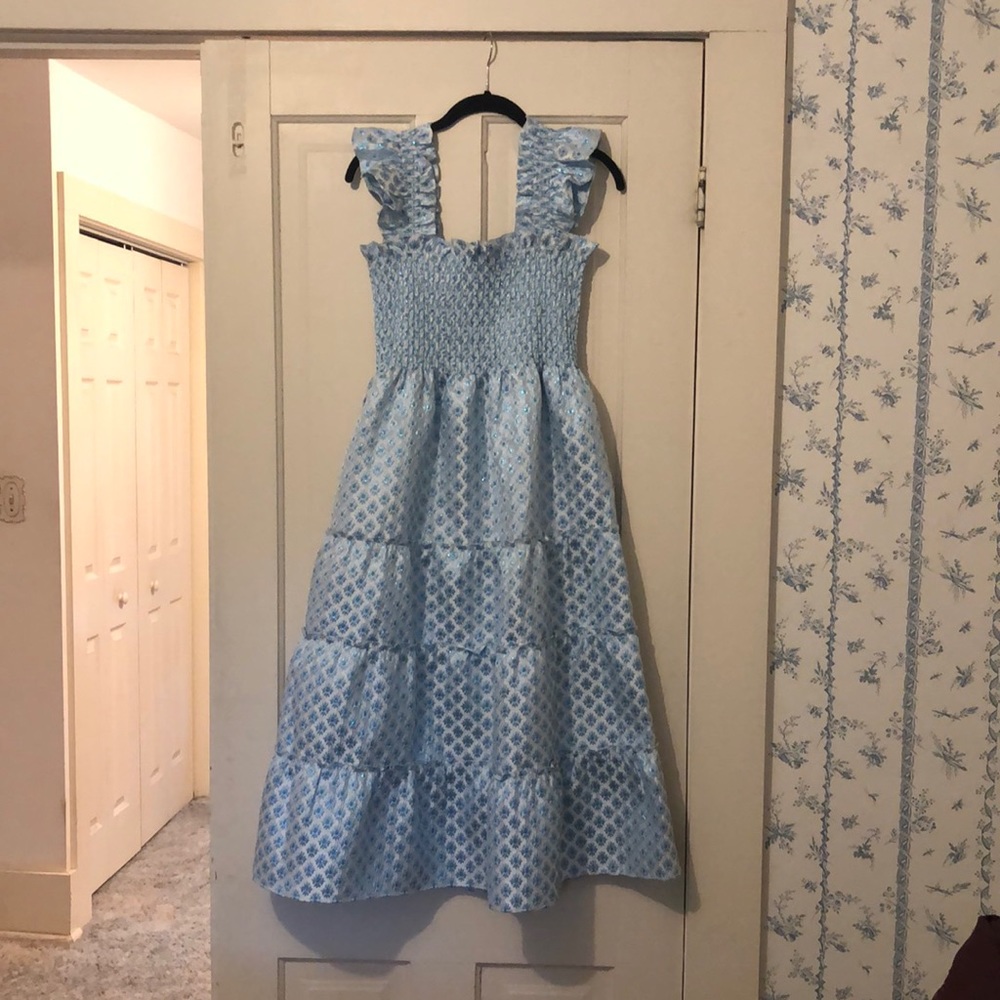 Hill House Home Ellie Nap Dress in Brocade.